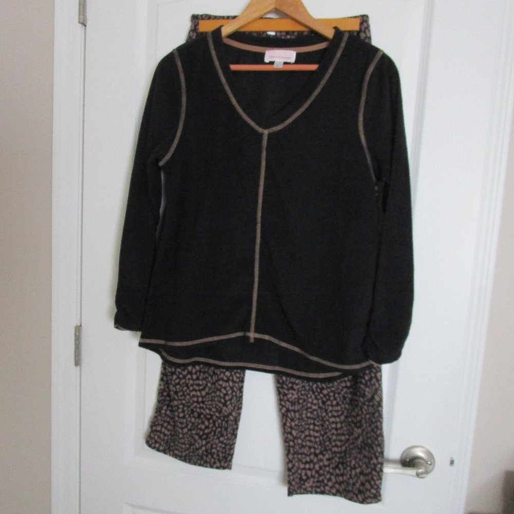fleece pajama set
